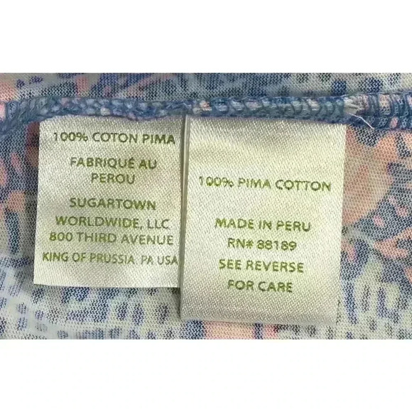 NWT LIlly Pulitzer Preston Dress Coastal Blue Maybe Gator Size M - Picture 15 of 15